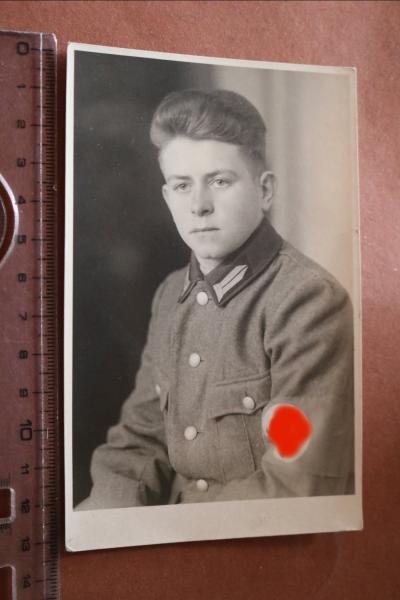 altes Foto - Portrait eines R.A.D.-Mannes - Budweis